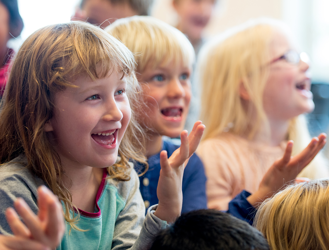 Prosjektet skal blant annet kartlegge sangens betydning i skole og barnehage. Foto: Lars Opstad / Musikk i skolen