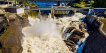 Særp Tropez skal revitalisere Sarpsborg, her representert ved Sarpsfossen. (Foto: Visit Norway)